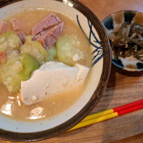 首里散歩 Vol.379 台風とじいちゃんの味噌汁